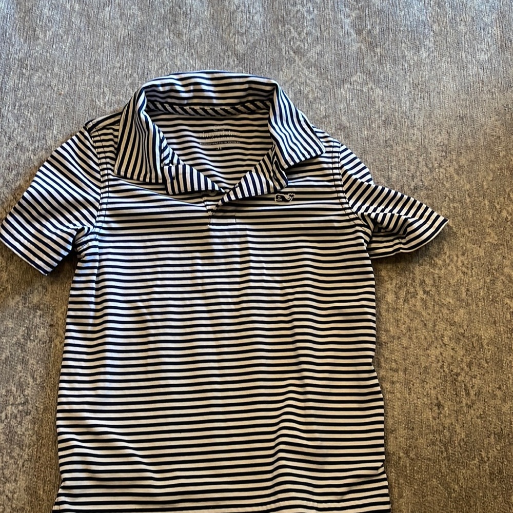 Striped polo